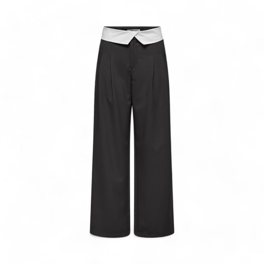 Pantalon pierna ancha mujer outlet