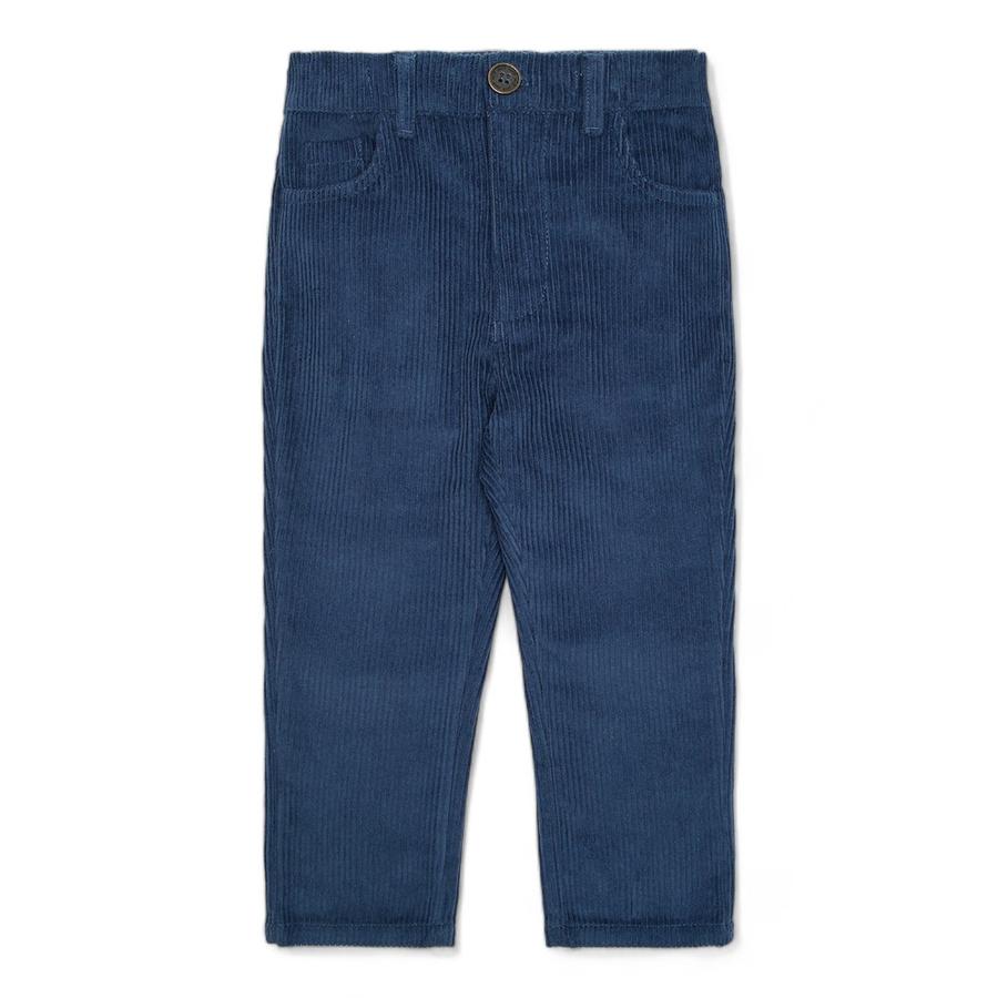Pantalon Niño Osito Cotele Azul