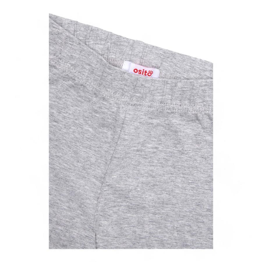 Pijama Niña Osito Dos Piezas Gris