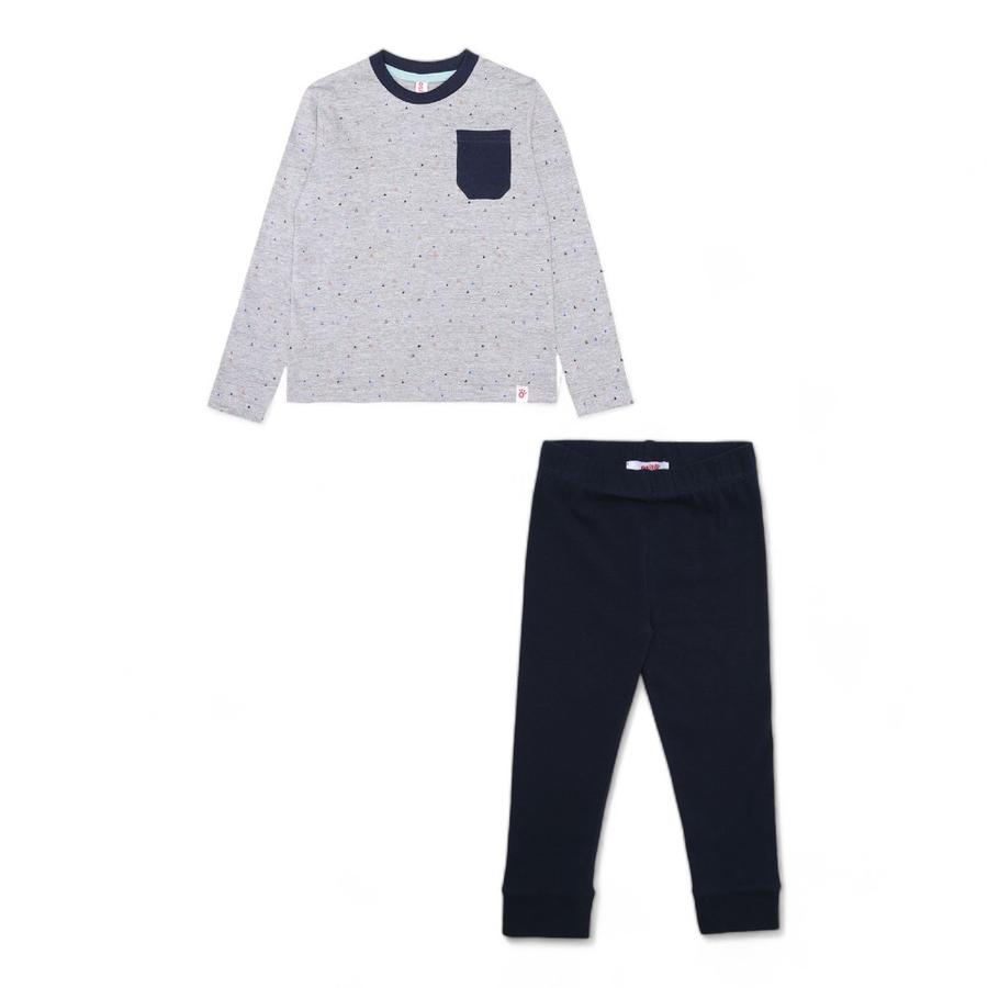 Pijama Niña Osito Dos Piezas Azul