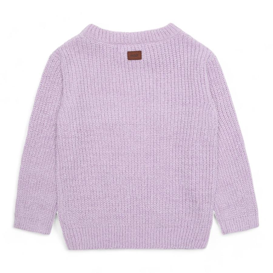 Sweater Niña Osito Lila