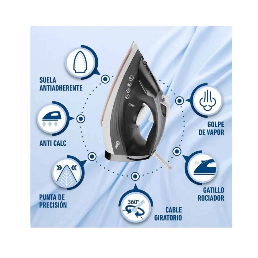 Plancha De Vapor Oster Con Suela Grande De Ceramica