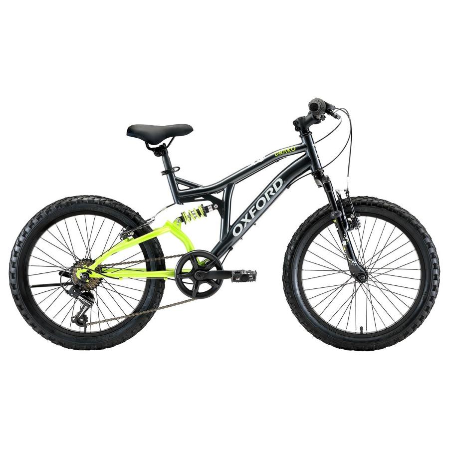 Bicicleta Oxford Drako Doble Susp 20 Negro
