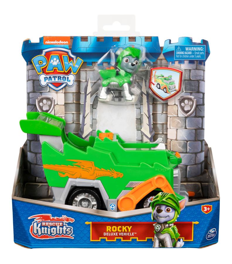 Vehículo Rescue Knights Paw Patrol Rocky