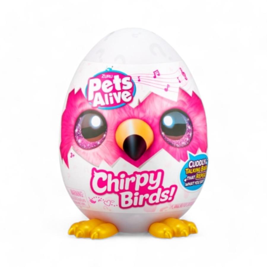 Peluche Huevo Sorpresa Pets Alive Pajaros Locos