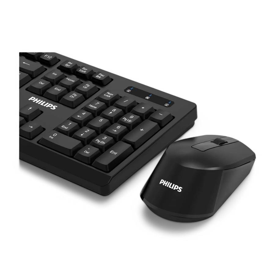 Kit Teclado + Mouse Inalámbrico Philco Negro