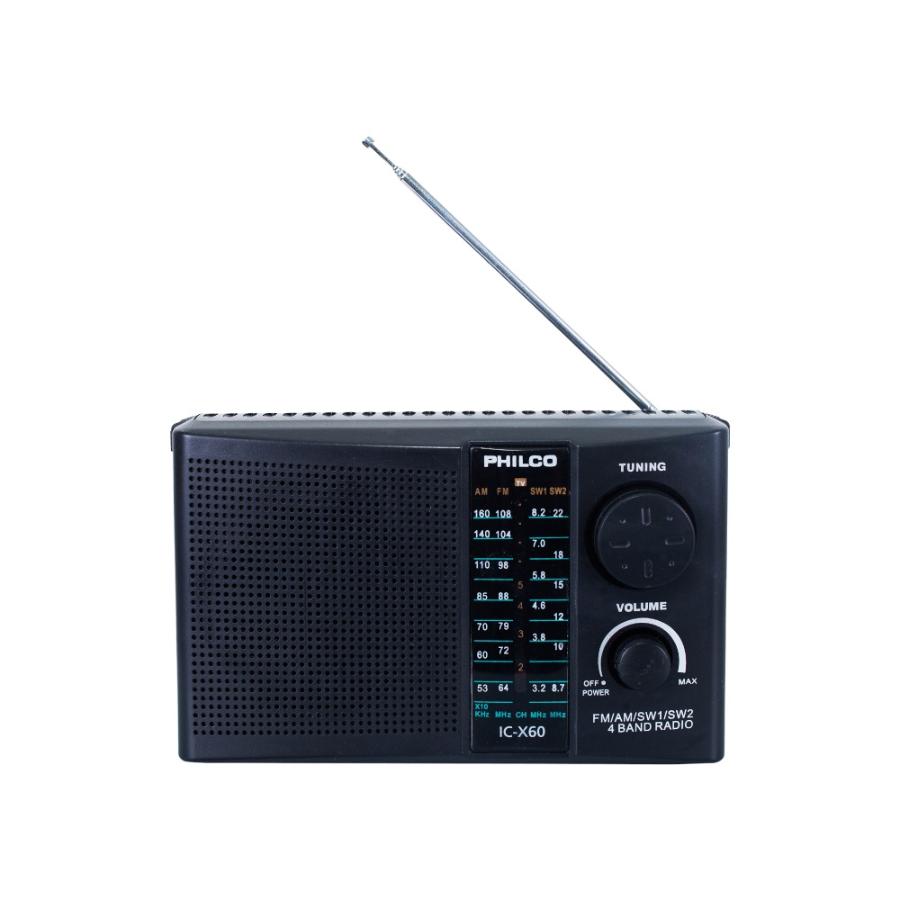 Radio Philco AM/FM/SW1 Negro