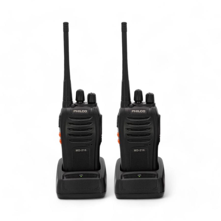 Kit Walkie Talkies Philco 33PHLMD216 2 Unidades Negro