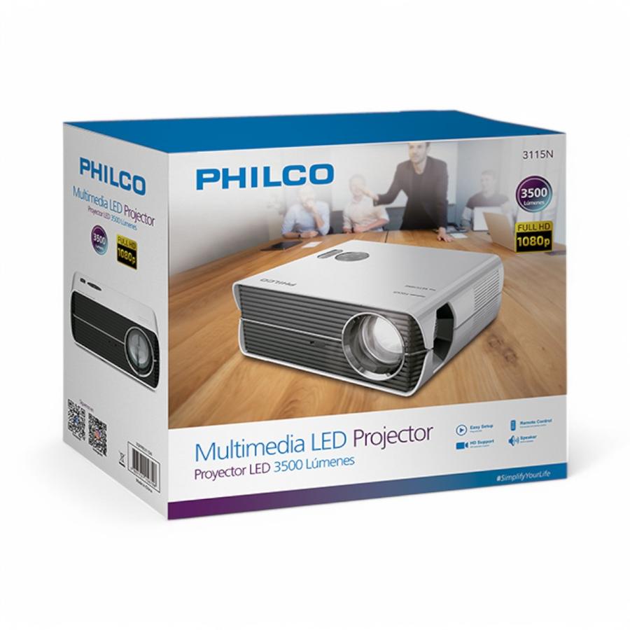 Proyector Philco 3115N 3500 Lúmenes 1080P 