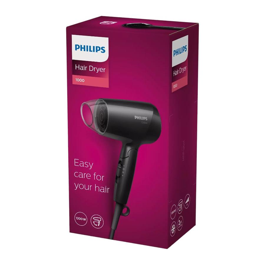 Secador De Pelo Philips Bhc010/10 Negro