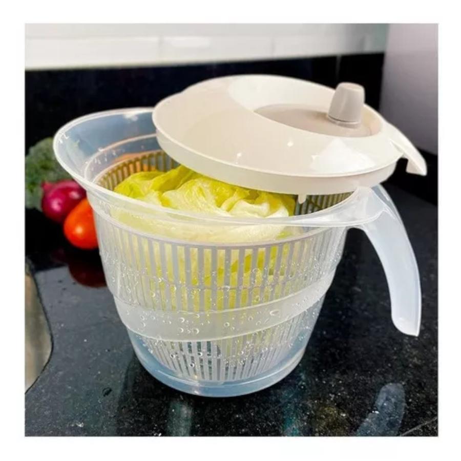 Secador De Ensalada 2,8 Lts Plasútil Rojo