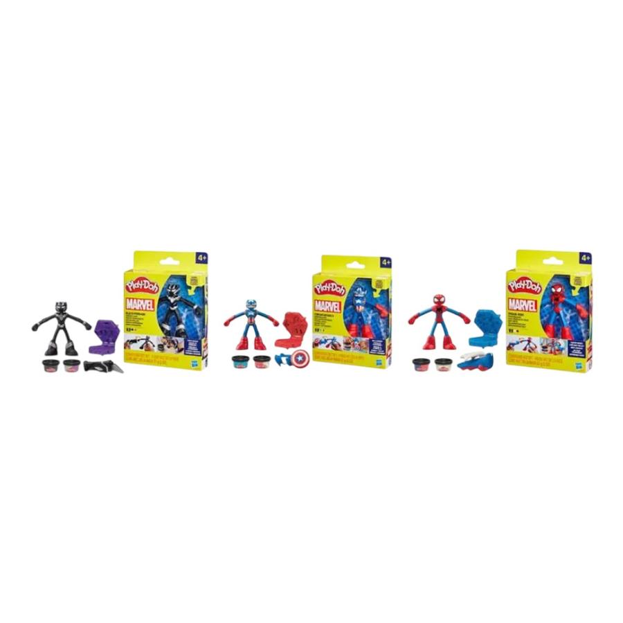 Masas Interactivas Play Doh Figuras Marvel Surtido