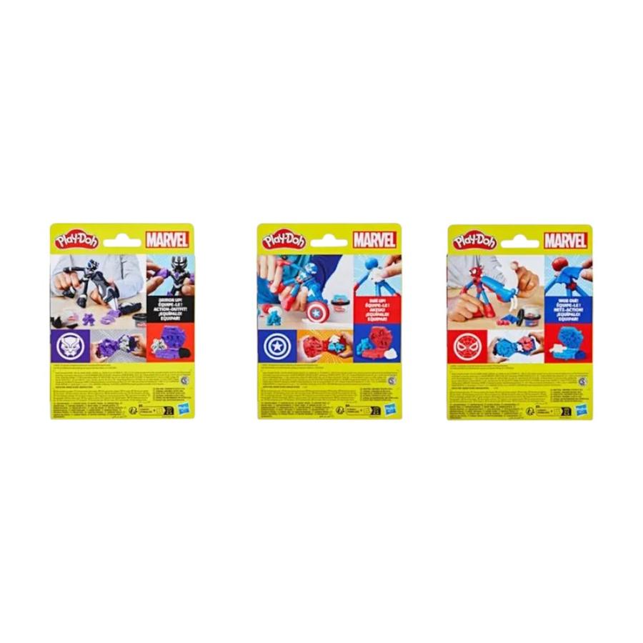 Masas Interactivas Play Doh Figuras Marvel Surtido