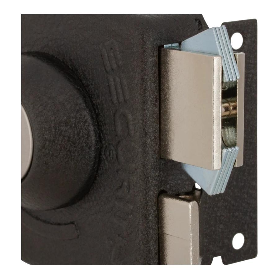 Cerradura Sobreponer Poli Security Pro + Caja Reja Negro