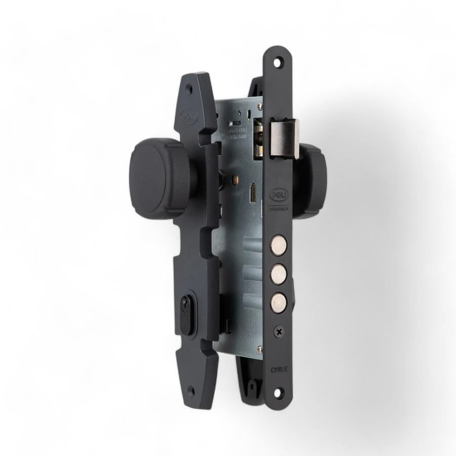 Cerradura Embutida Interior Poli B60 Nordica Negro