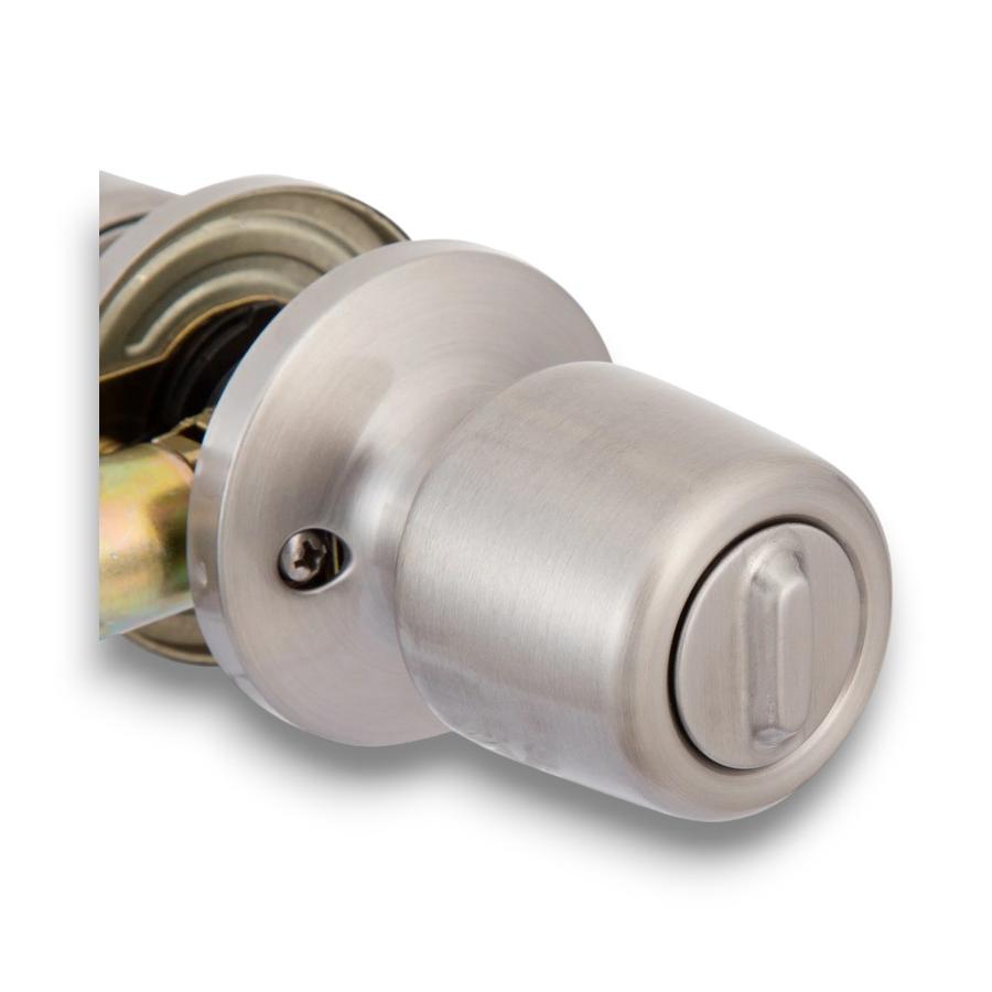 Cerradura Poli 8000 Tubular Oficina/Dormitorio Inoxidable