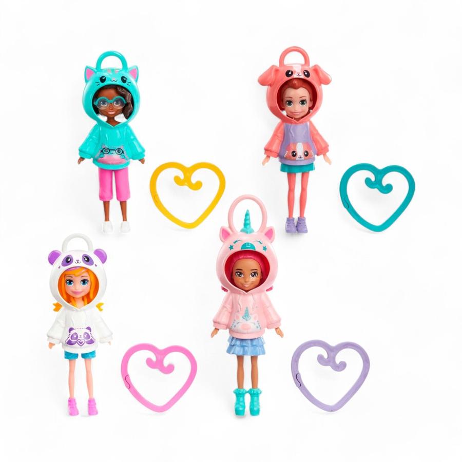 Muñeca Coleccionable Polly Pocket Hoodie Amigos