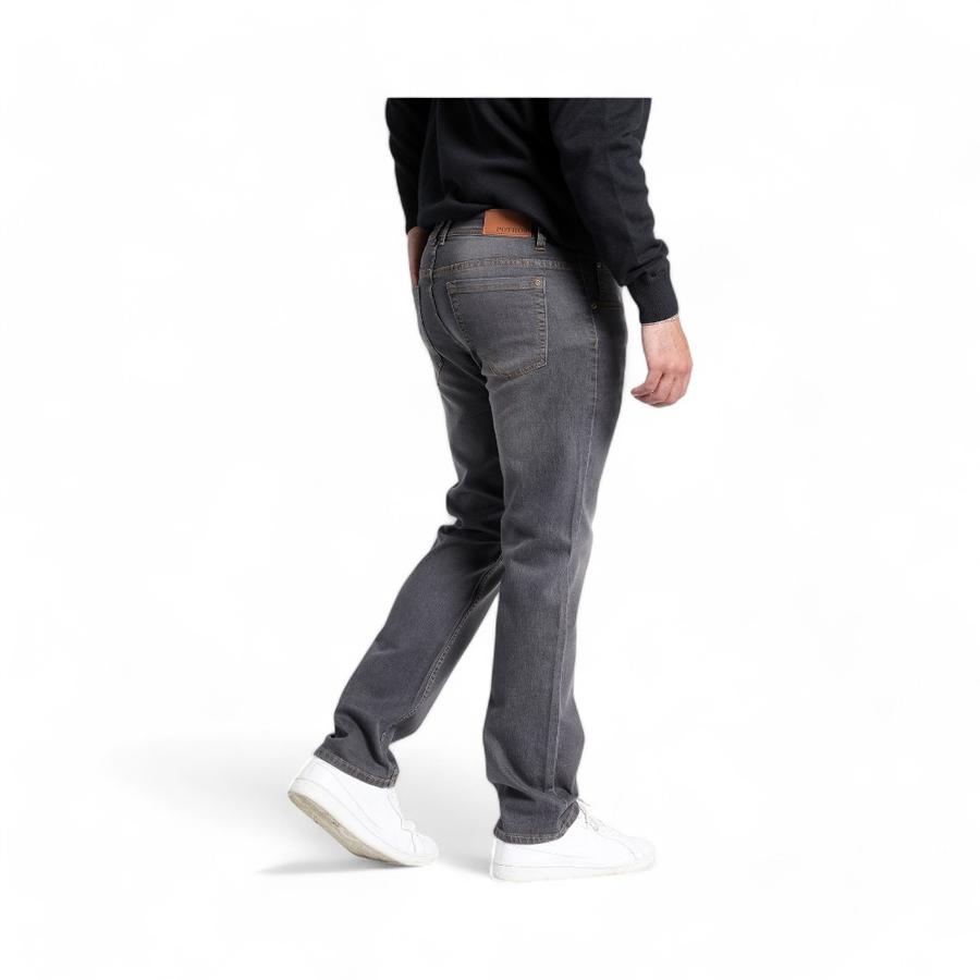 Jeans Hombre Potros Mónaco Regular Fit Gris Oscuro