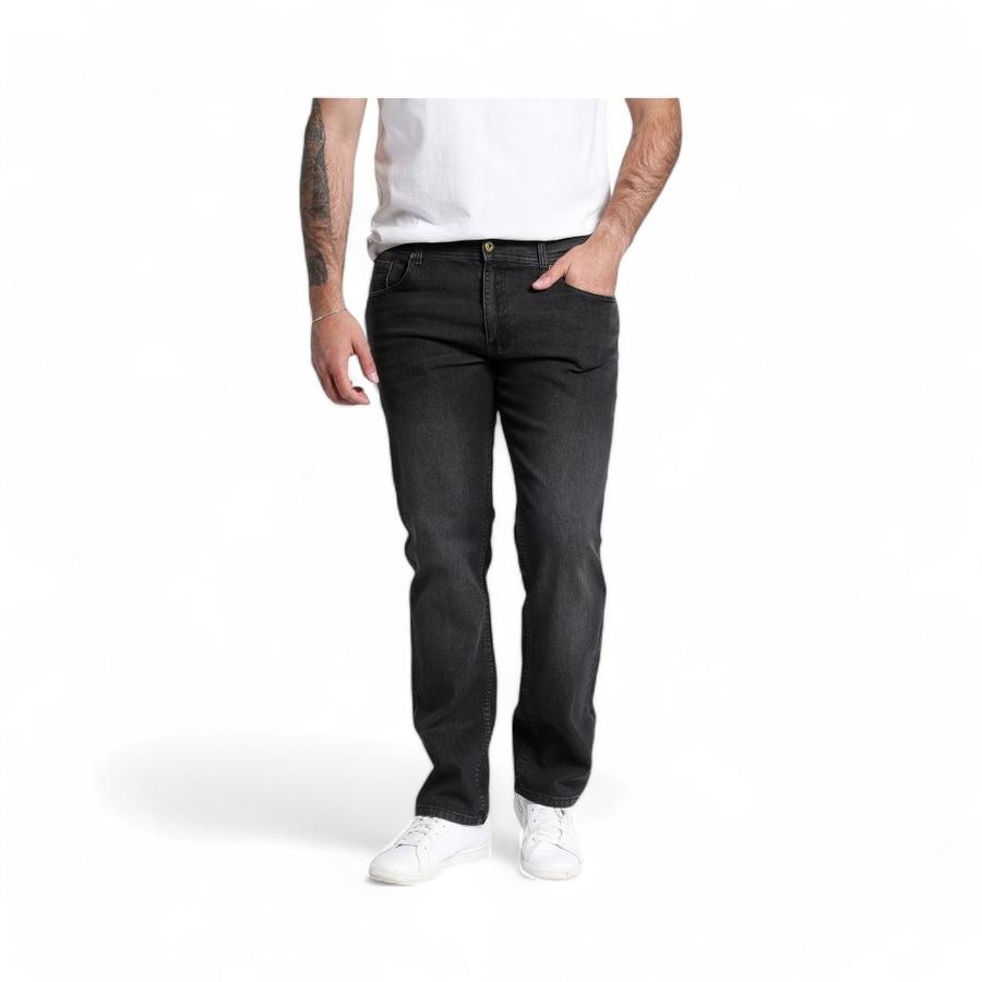 Jeans Hombre Potros Mónaco Regular Fit Negro