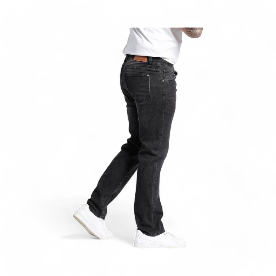 Jeans Hombre Potros Mónaco Regular Fit Negro