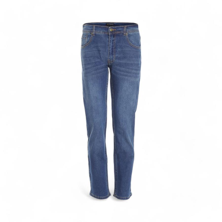 Jeans Hombre Potros Mónaco Regular Fit Azul Denim