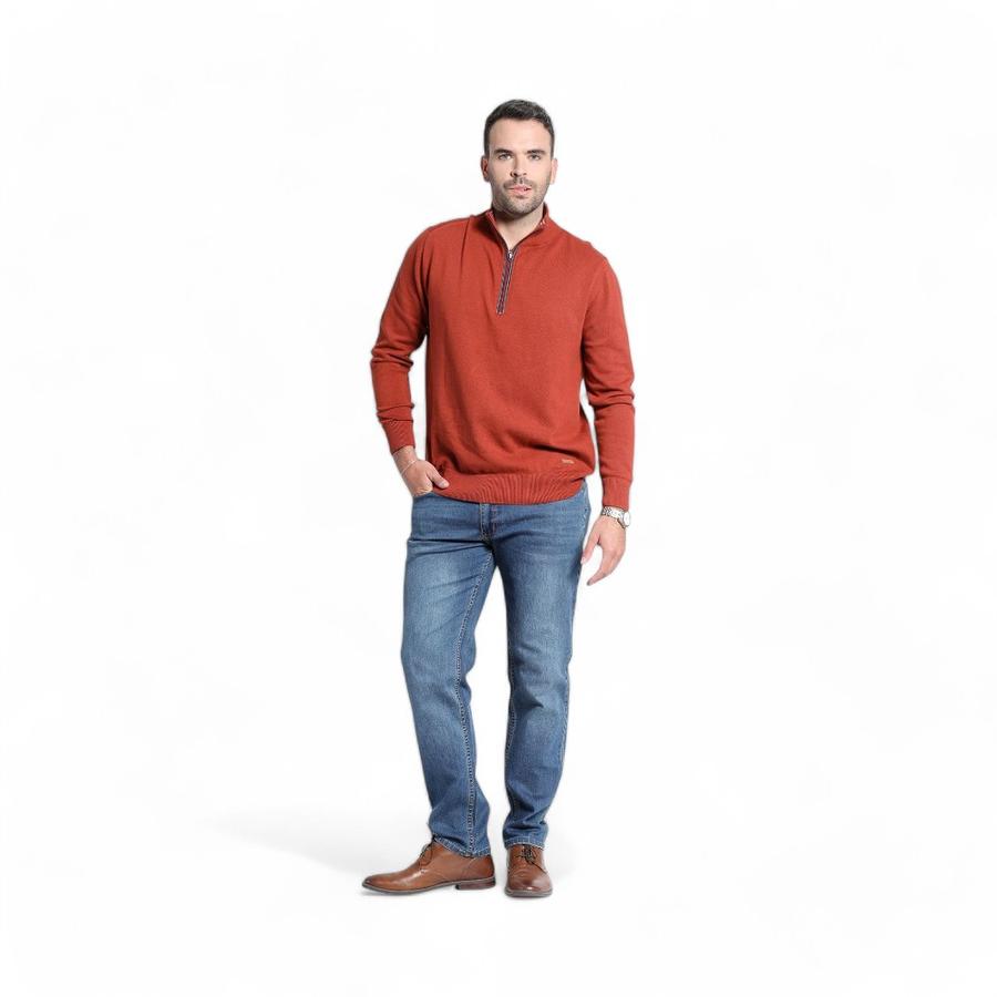 Jeans Hombre Potros Mónaco Regular Fit Azul Denim
