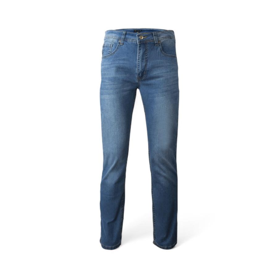 Jeans Hombre Potros Mónaco Regular Fit Azul Denim