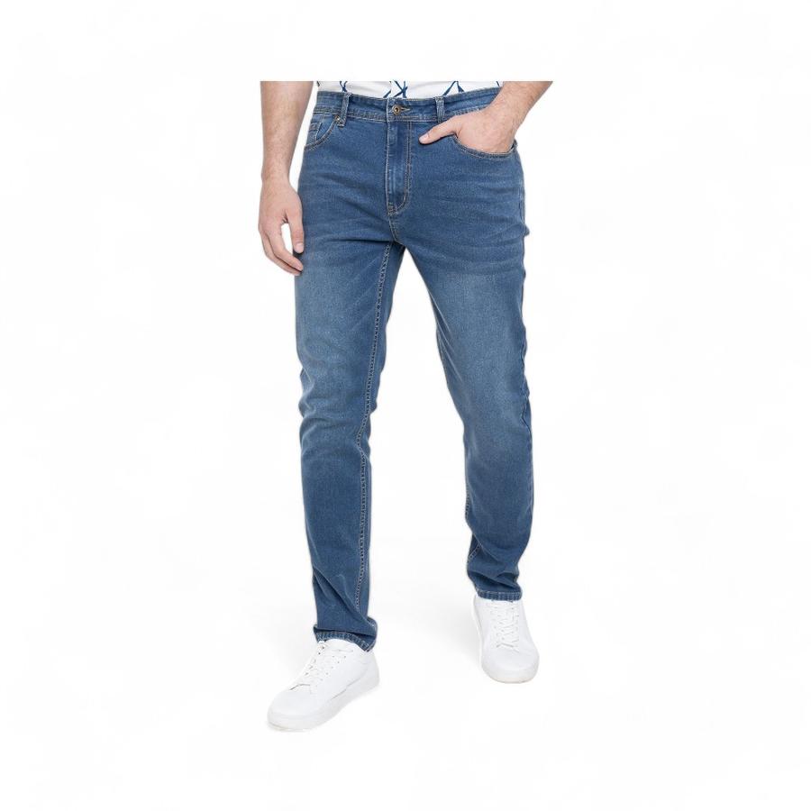 Jeans Hombre Potros Berlín Slim Fit Azul Denim