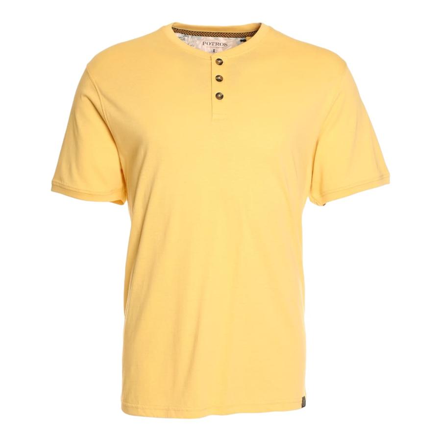 Polera Basica Cuello Redondo Potros Amarillo