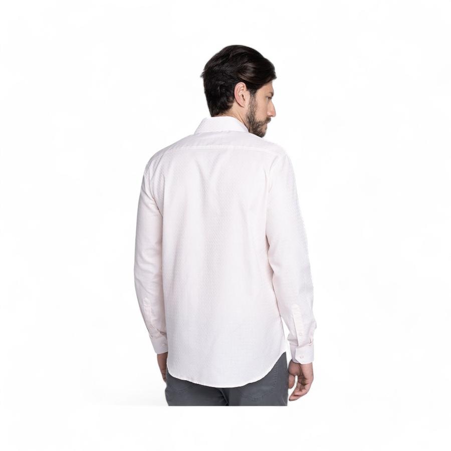 Camisa Hombre Potros Granada Manga Larga Palo Rosa