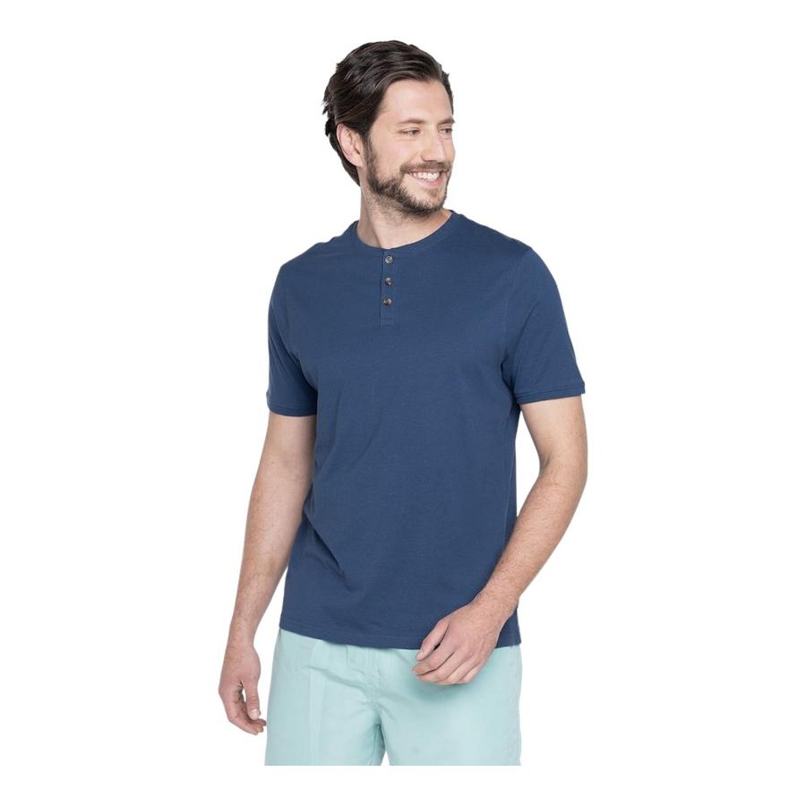 Polera Potros Corso Manga Corta Azul