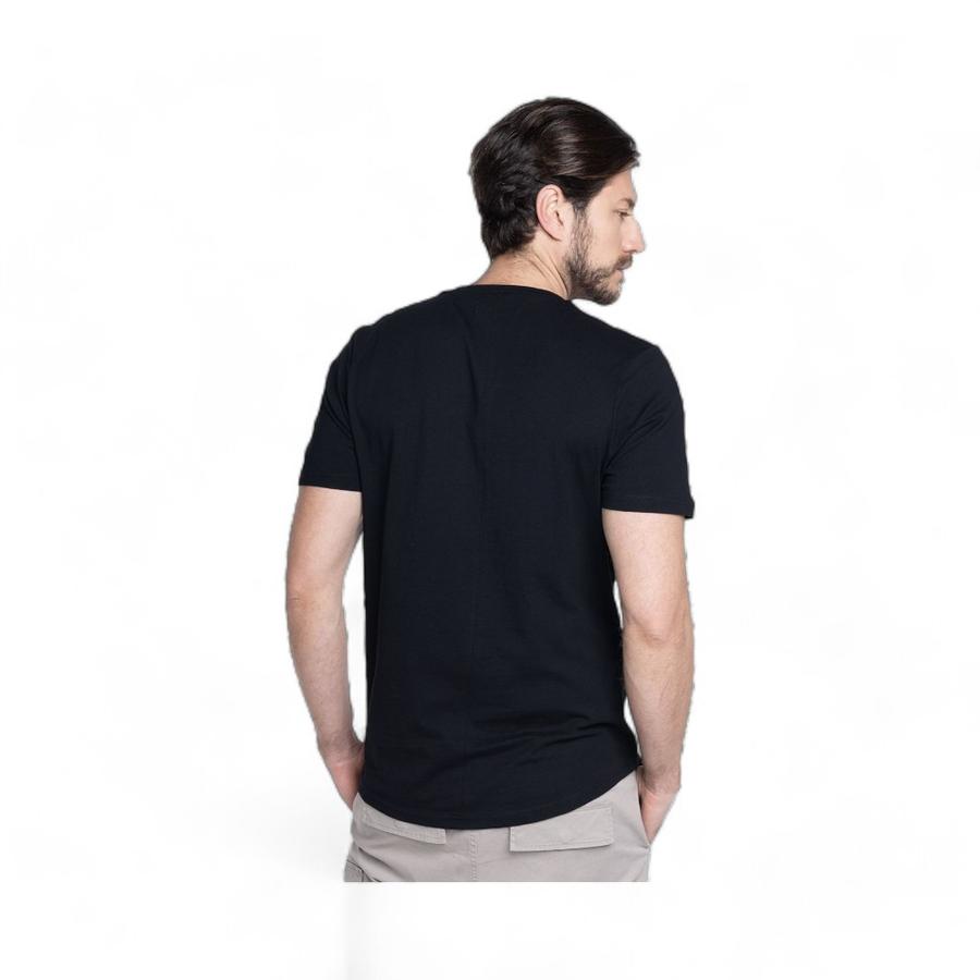 Polera Hombre Potros Verona Manga Corta Negro