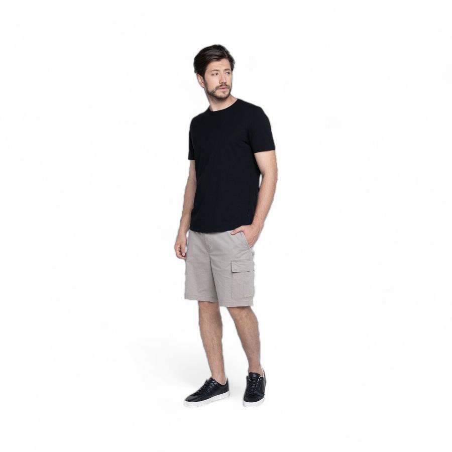 Polera Hombre Potros Verona Manga Corta Negro