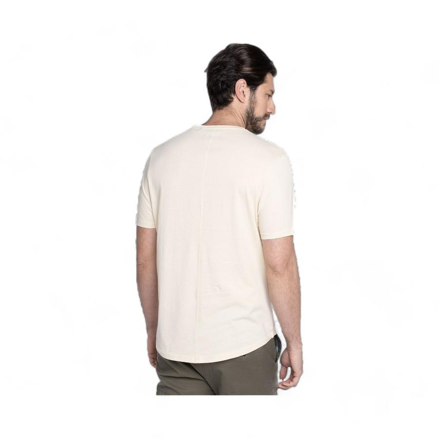 Polera Hombre Potros Verona Manga Corta Vainilla