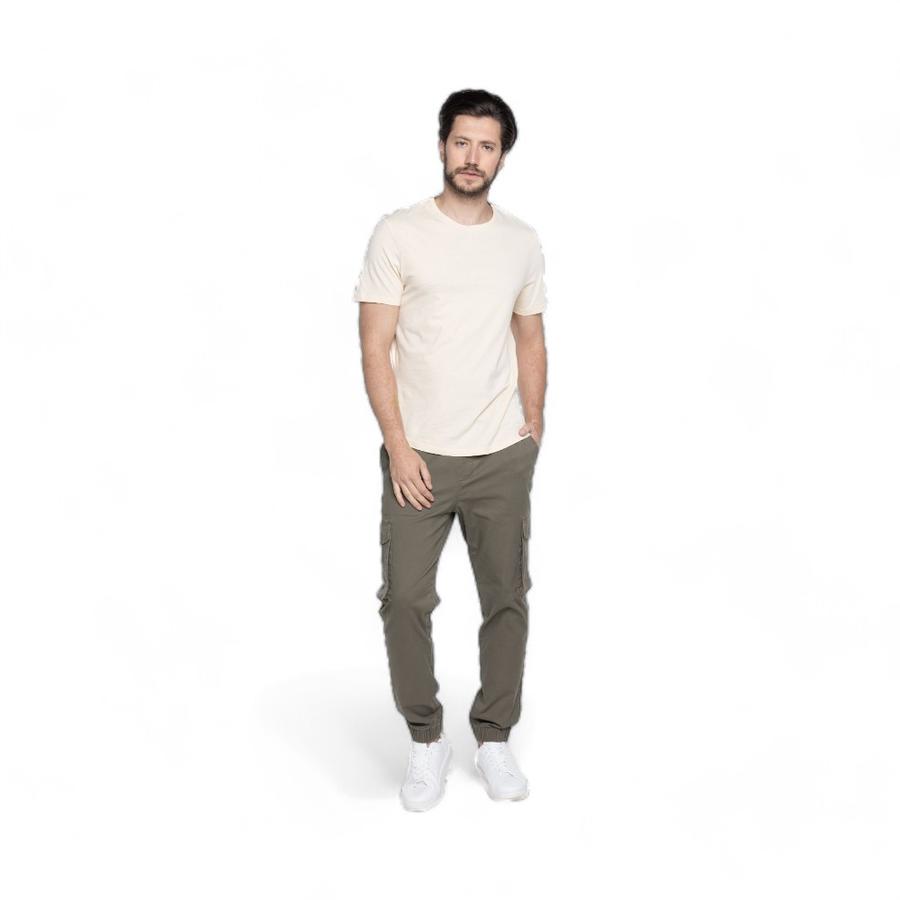 Polera Hombre Potros Verona Manga Corta Vainilla