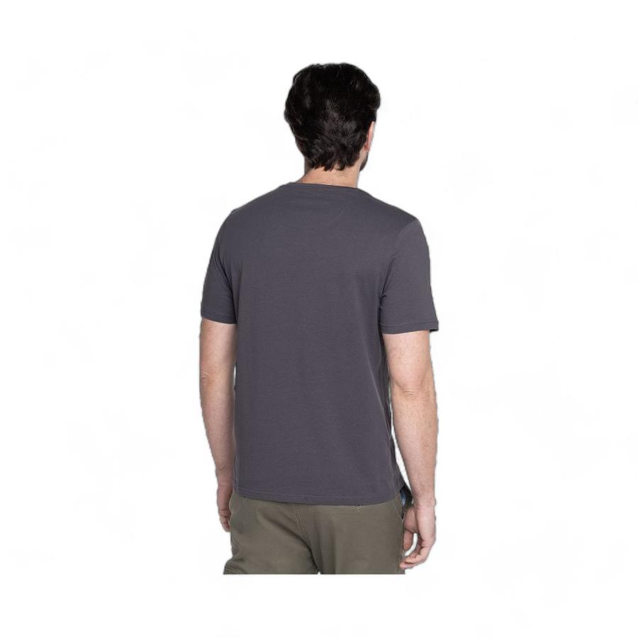 Polera Hombre Potros Lorenzo Manga Corta Gris