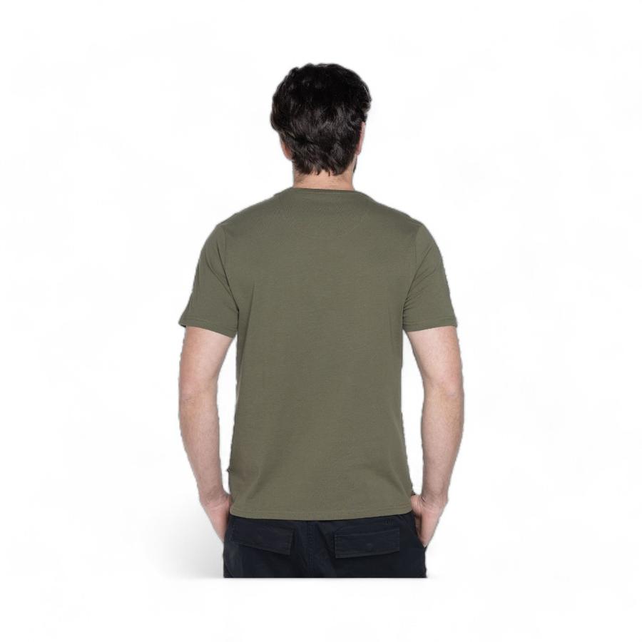Polera Hombre Potros Lorenzo Manga Corta Verde