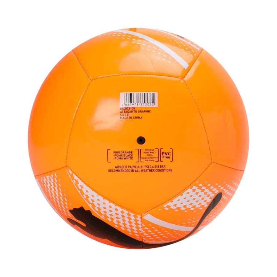 Balón Fútbol Puma Attacanto Graphic Naranjo N5