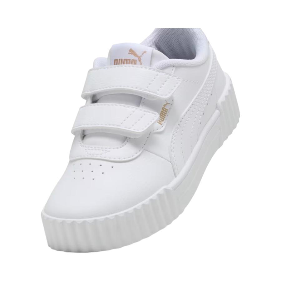 Zapatillas Niña Puma Carina 3.0 Abrojo Blancas