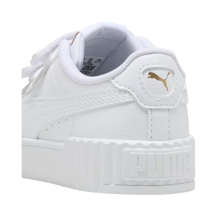 Zapatillas Niña Puma Carina 3.0 Abrojo Blancas