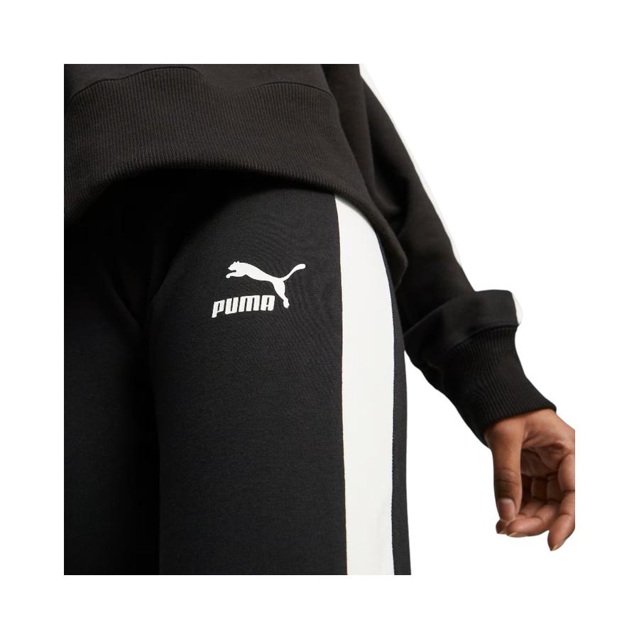 Calza Deportiva Mujer Iconic T7 Cintura Media Negro