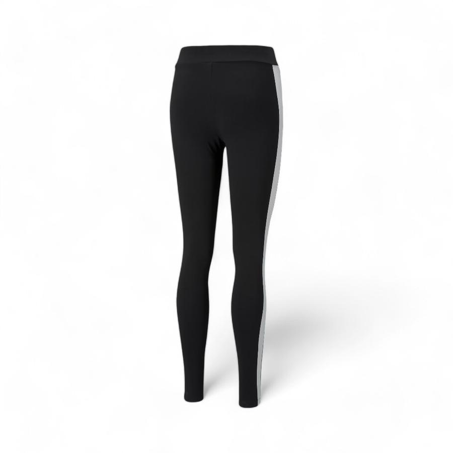 Calza Deportiva Mujer Iconic T7 Cintura Media Negro