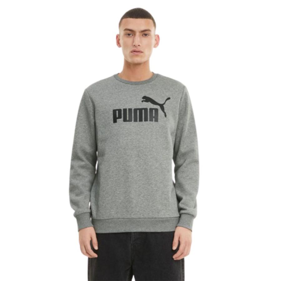 Poleron Puma Crewneck Big Logo Hombre Gris