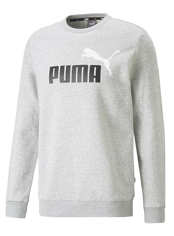 POLERON PUMA BIG LOGO HOMBRE GRIS