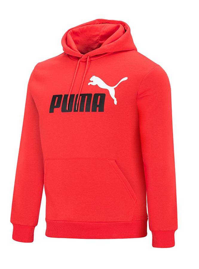 Poleron Puma Big Logo Hombre Rojo