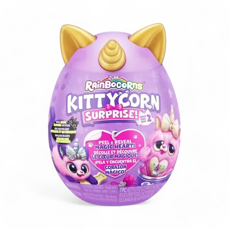 Peluche Huevo Sorpresa Rainbocorns Kittycorn