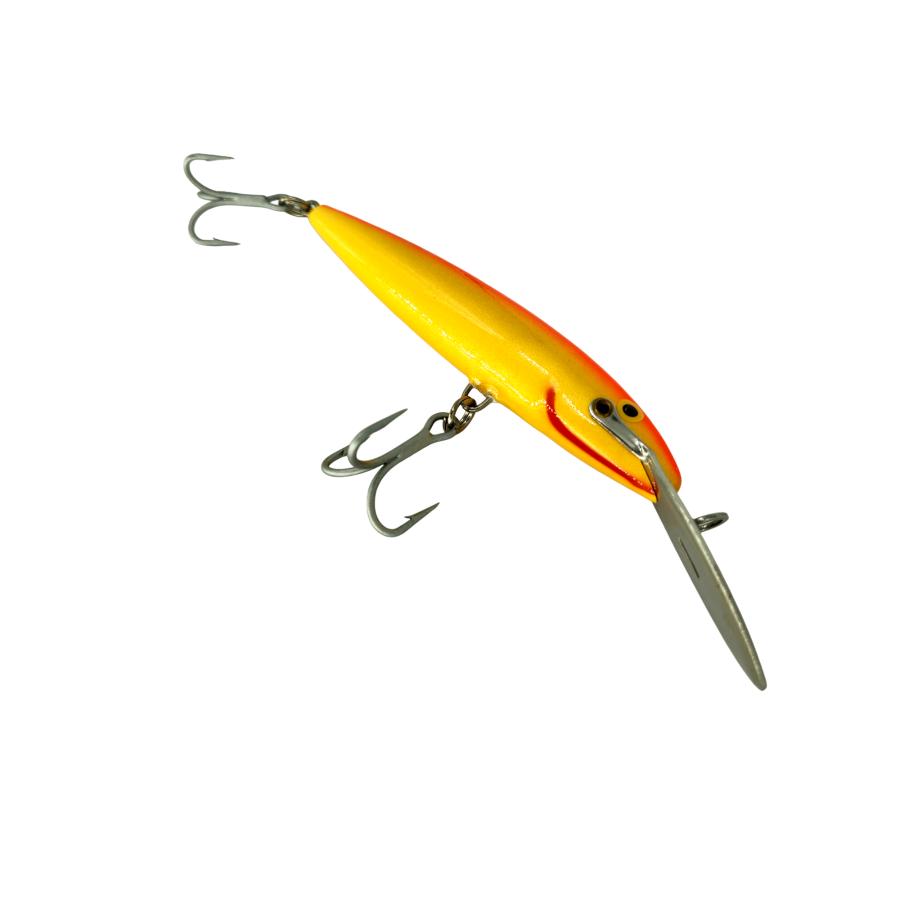Señuelo Coutdown Magnum 14 cm Gold Fluorescent Red
