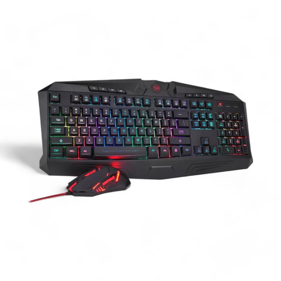 Kit Redragon Teclado+Mouse+Audifonos+Mousepad S101-BA Negro