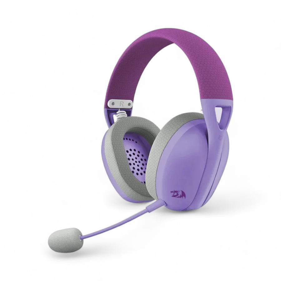Audifonos Gamer Redragon Ire Pro H848G Bluetooth USB Morado