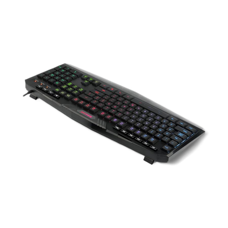 Teclado Gamer Redragon Harpe Pro K503a RGB Membrana Negro